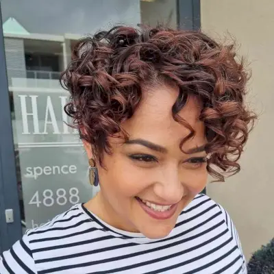 The Voluminous Curly Pixie