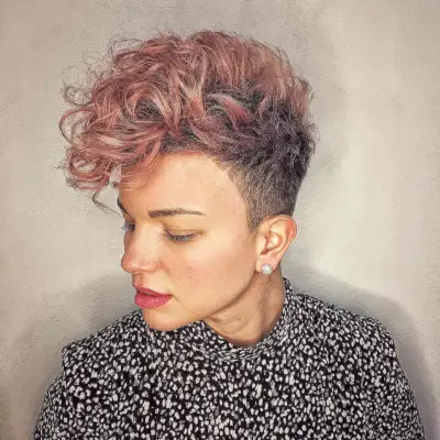The Curly Undercut Pixie