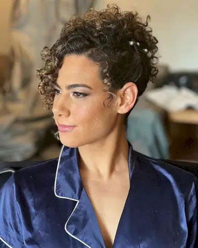 Tousled and Elegant Updo