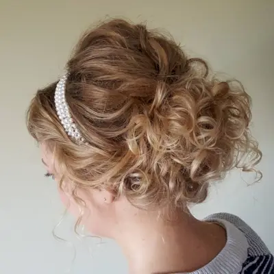Relaxed and Textured Messy Updo
