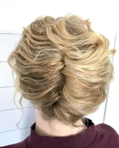 Curly French Twist