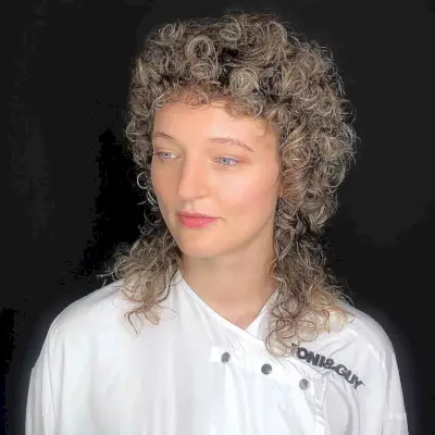Curly Mullet for Women