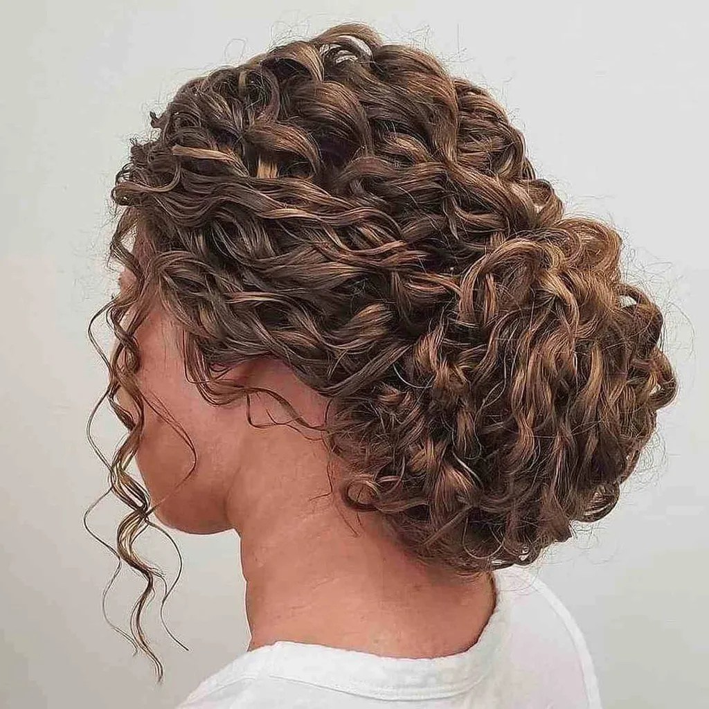 33 chignons de cheveux bouclés faciles et mignons en tendance en 2026