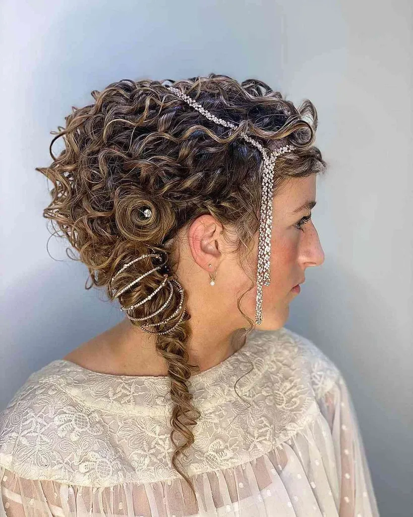 Efektowne kręcone updo' title=