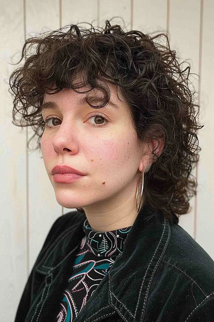 巻き毛の女の子のためのモダンなボラ' title=