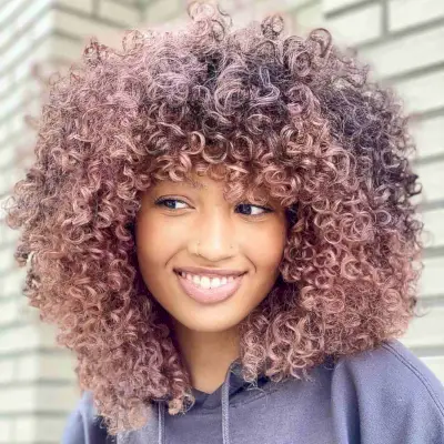 Pink Rezo Cut Fringe