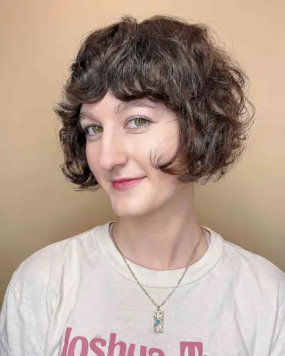 Chin-Length French Bob with Soft Curls