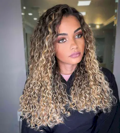 Long Curls with Ombre