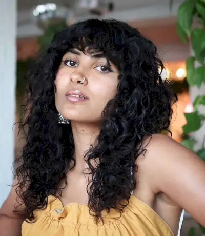 effortless curly haircut for long hair