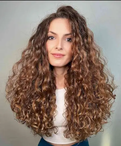 Luscious curly thick locks
