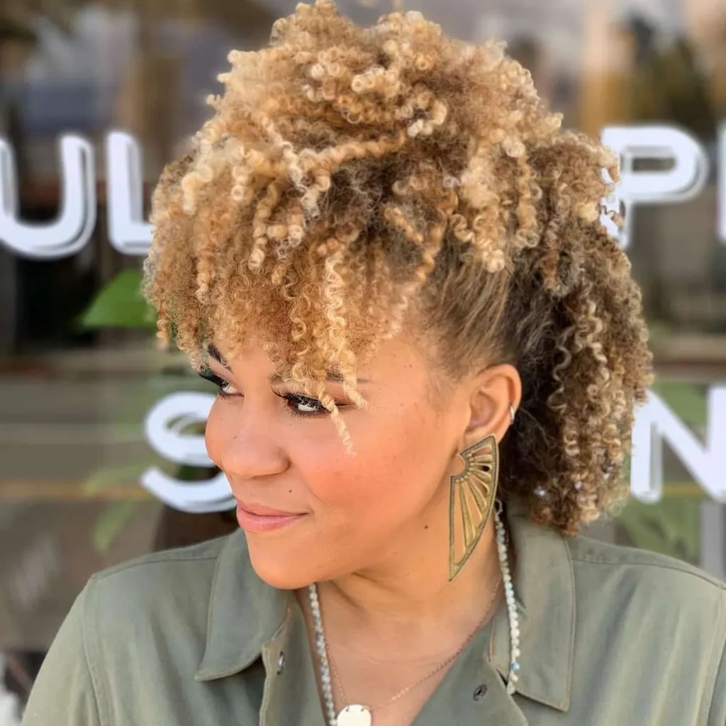 Punk Platinum Mullet för kvinnor' title=