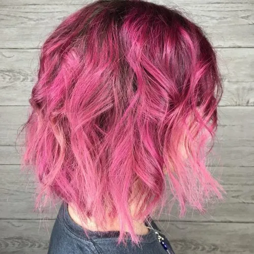 Bild på en pinky bob punk frisyr' title=