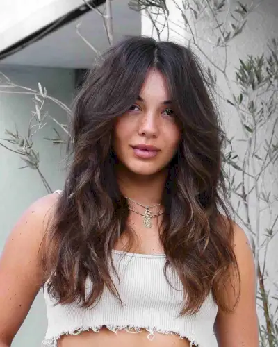 Medium-to-Long Shag with a Face-Frame