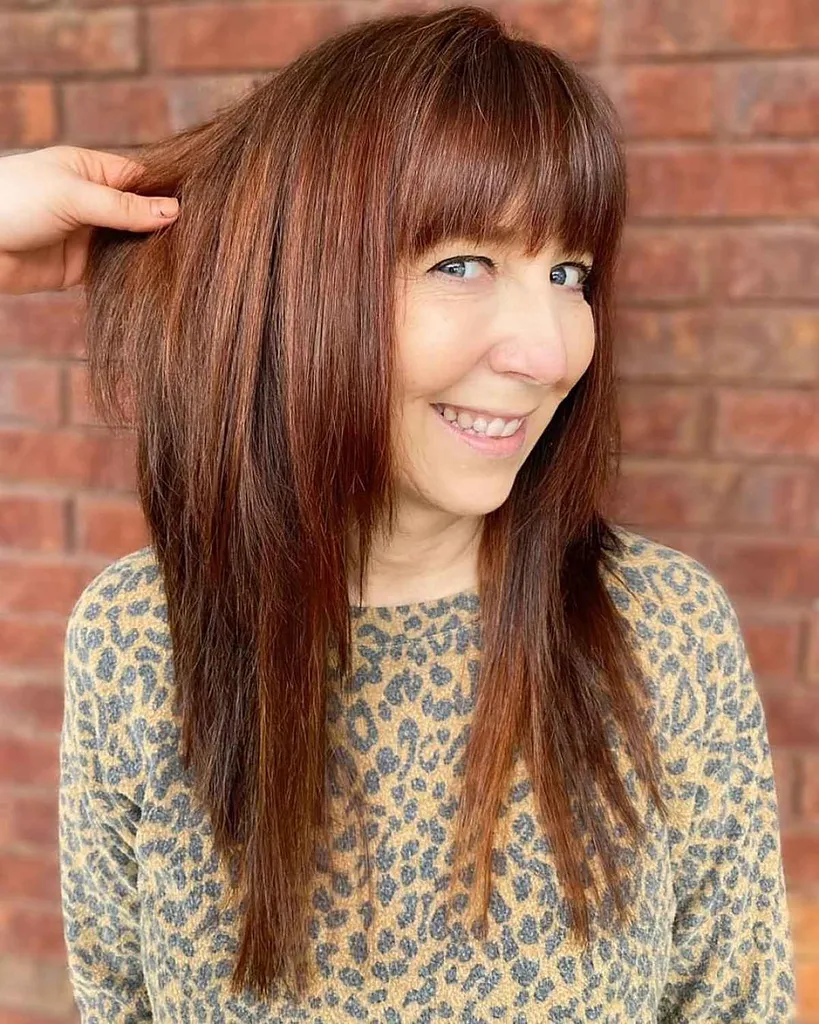 Volledige pony en gezichtskaderlagen' title=