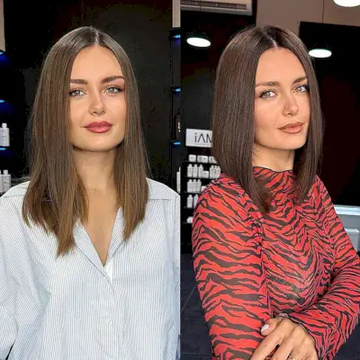 Amazing Sleek Slob Hairstyle for Square Face Shapes