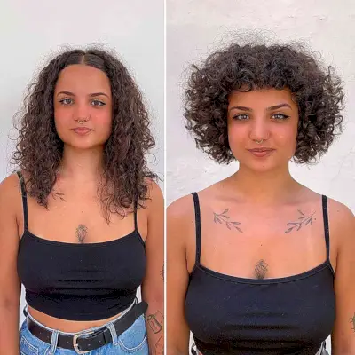 Face-Framing Curls and Fringe for Square Faces