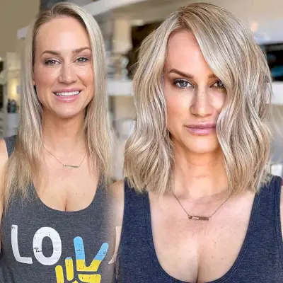 Medium-Length Lob for a Square Face