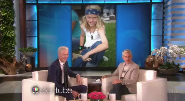 לאקי בלו סמית' מופיעה בתוכנית של אלן דג'נרס