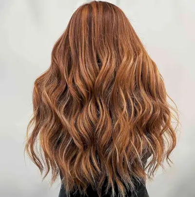 Fabulous Long Hair with Light Copper Gloss