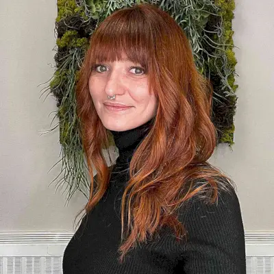 Blazing Red Copper with Bangs