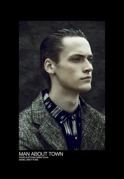 Sam er en 'Man About Town' av Brent Chua for Styles Way Exclusive