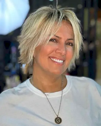 Very Choppy and Wispy Short Shag for Fine Hair