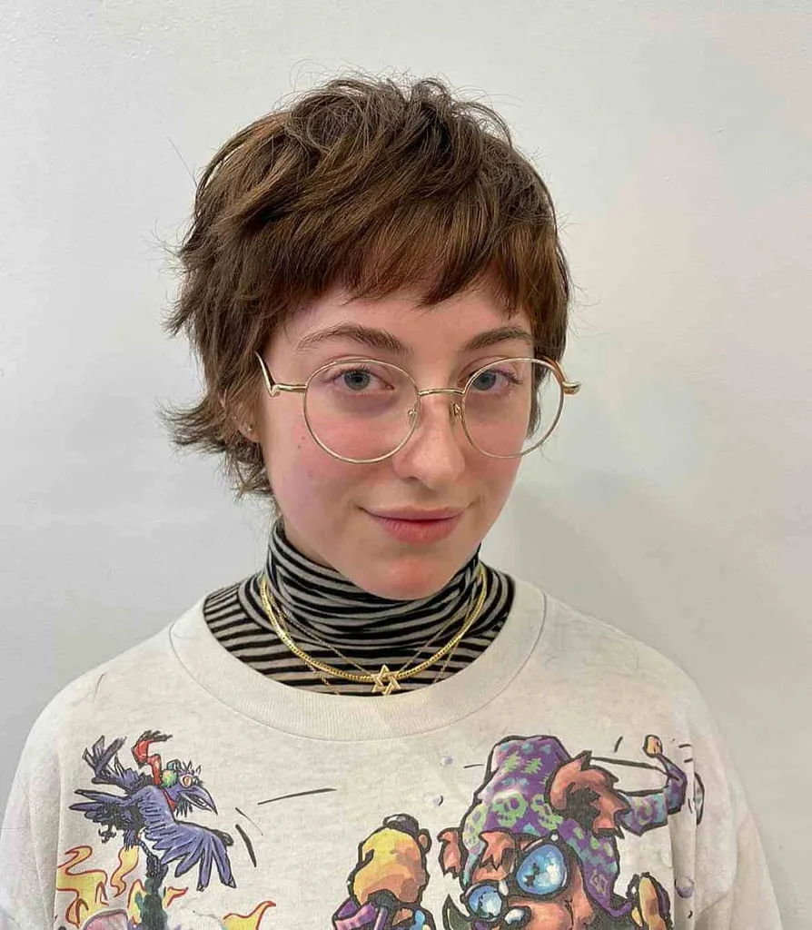 Micro mulet en couches sur cheveux fins et fins' title=