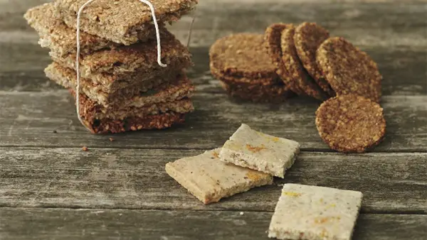 Grain-Free Lemon-Peppered Almond Crackers