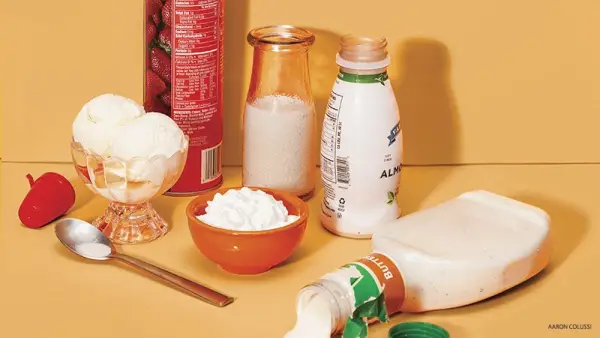 nourish, cottage cheese, milk