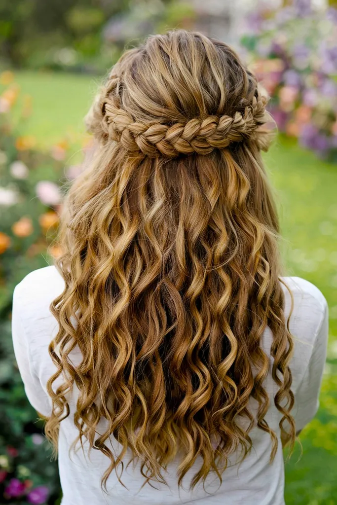 Zložitá zapletená koruna s dlhými textúrovanými vlnami, v ktorých sa spája bohémsky šarm s kráľovskou eleganciou' title=