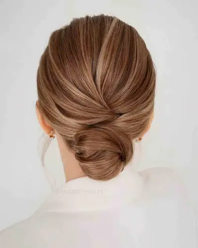Twisted Low Bun