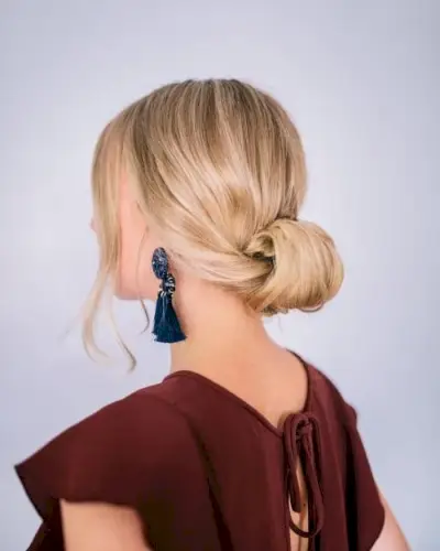 simple chignon