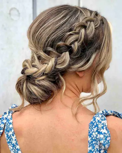 Formal Updo French Braid