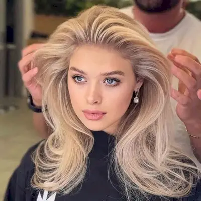 Runway blowout for date night hairstyles