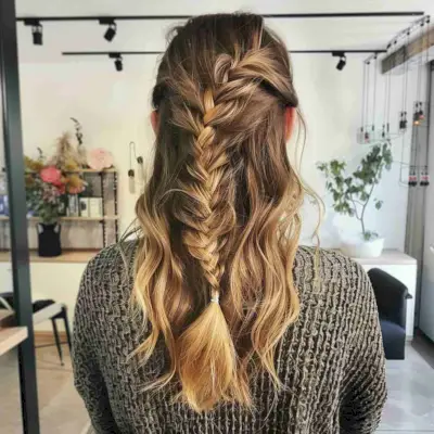 Bohemian Bloused Braid Date Night Hairstyle