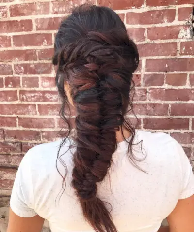 Tousled Bohemian Goddess Hair