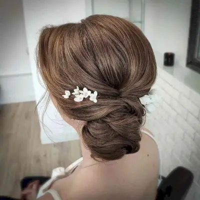 Cutest Side Bun Simple Updo