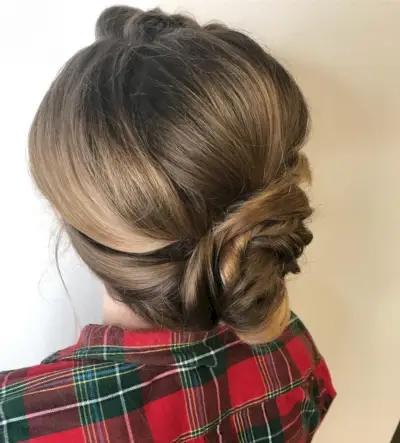 Soft & Feminine Braided Updo Hairstyle