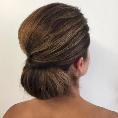 Classic Chignon hairstyle