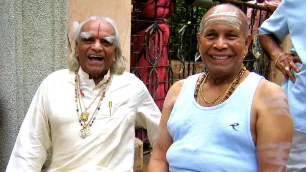 BKS Iyengar and K Pattabhi Jois
