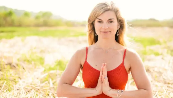 Coral Brown Anjali Mudra