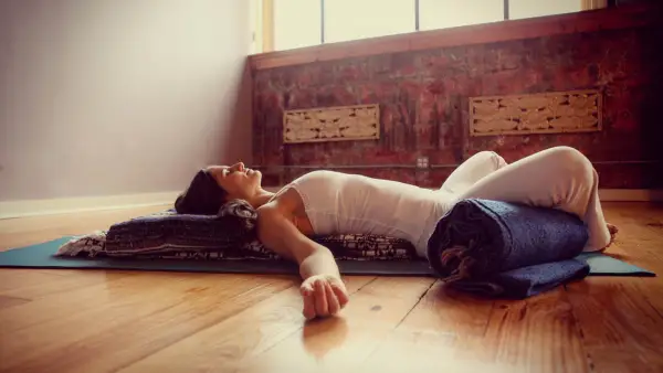 restorative yoga props