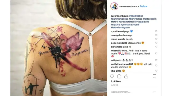 Diese Yoga -Tattoos sind sehr beliebt. Aber ist eine gute Idee?