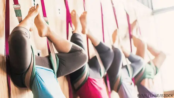 Classe di yoga da provare: seminario di Iyengar Rope-Wall