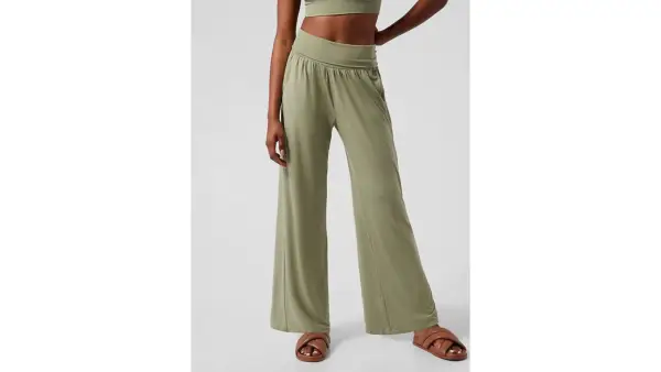 Athleta Studio Wide Leg Pant