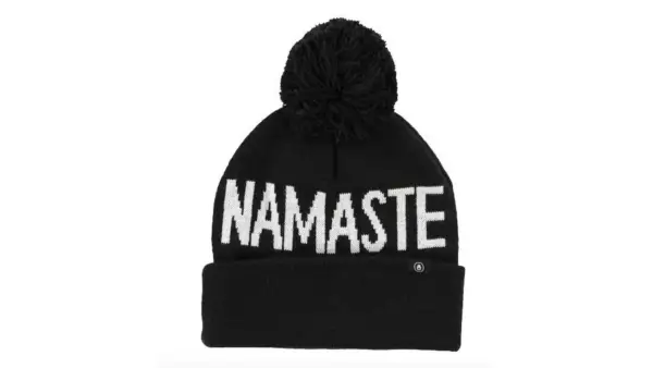 Spiritual Gangster Namaste Pom Beanie, meditation