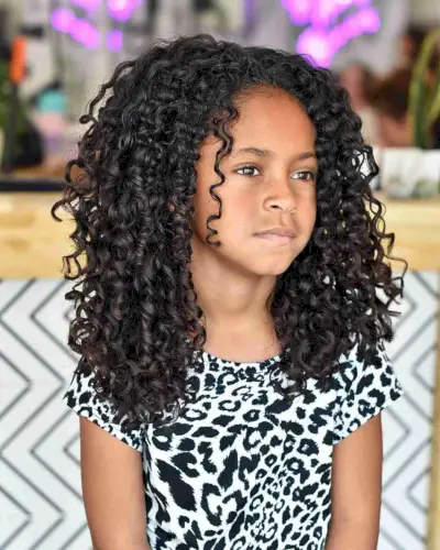 Medium-Length Natural Kinks for Little Girls