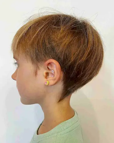 Very Short Copper Pixie Bob for Little Girls