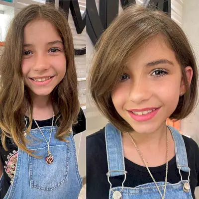 Graduated Bob with Side Swept Bangs