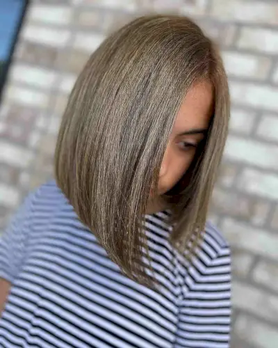 Adorable Angled Bob for Little Girls